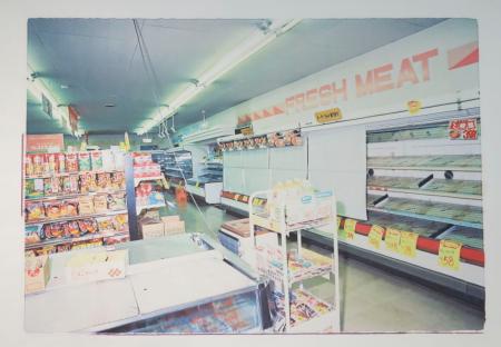 警視庁が新たに公開した、事件後のスーパー「ナンペイ大和田店」の店内写真