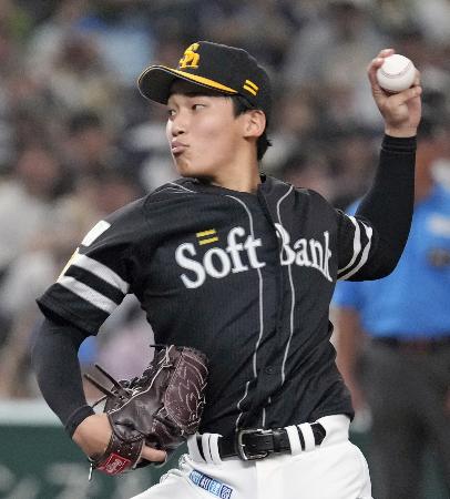 西武戦に先発したソフトバンク・前田悠＝ベルーナドーム