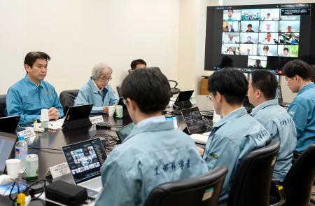 政府の地震調査委員会の臨時会合＝２９日午後、東京都千代田区
