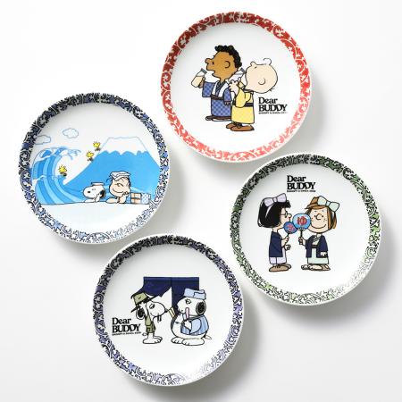 　銀座三越限定の有田焼小皿セット（（Ｃ）２０２６　Ｐｅａｎｕｔｓ　Ｗｏｒｌｄｗｉｄｅ　ＬＬＣ　ｗｗｗ．ｓｎｏｏｐｙ．ｃｏ．ｊｐ）（提供写真）