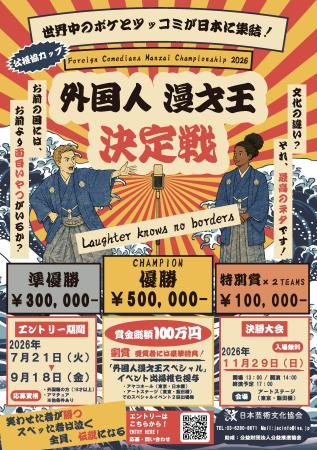 外国人漫才王決定戦のポスター