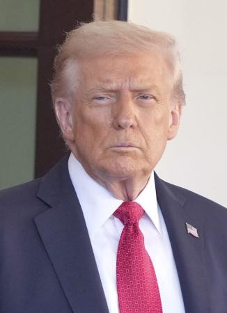 トランプ米大統領(ゲッティ=共同)