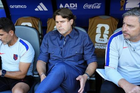 Ｗ杯でベルギー戦に臨む米国のポチェッティーノ監督＝７月６日、シアトル