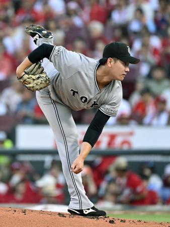 広島戦に先発した巨人・井上＝マツダ