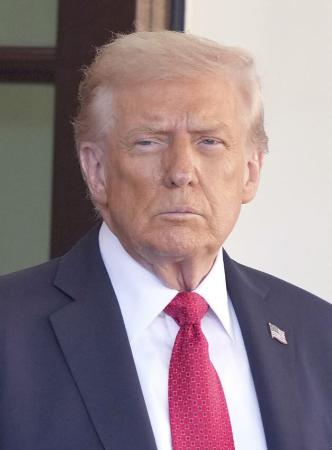 トランプ米大統領(ゲッティ=共同)