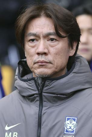 韓国の洪明甫前監督（ゲッティ＝共同）