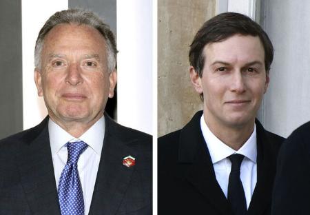 米国のウィットコフ和平交渉担当特使（ゲッティ＝共同）、クシュナー氏（ゲッティ＝共同）