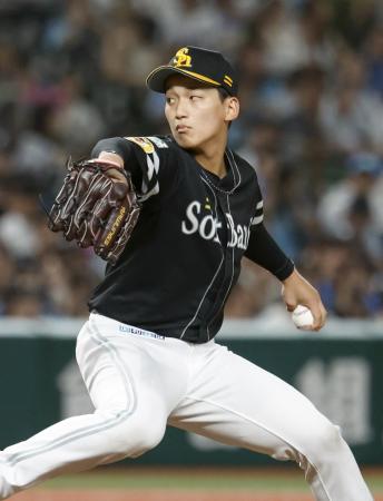 西武戦に先発したソフトバンク・前田悠＝ベルーナドーム
