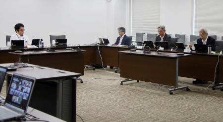 地震調査委員会の定例会合＝１２日午前、東京都千代田区