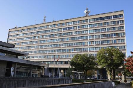 長野県警本部が入る長野県庁
