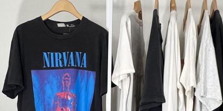 　「ディスクユニオン　ＲＯＣＫ　ｉｎ　ＴＯＫＹＯ」で開催されている古着バンドＴシャツのポップアップ＝東京・渋谷（提供写真）