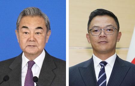 中国の王毅外相、インドネシアのスギオノ外相