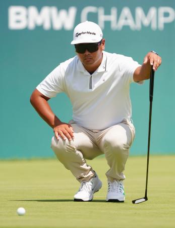 第２ラウンド、通算５アンダーで１６位の久常涼＝ベルリーブＣＣ（共同）