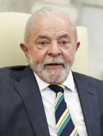 ブラジルのルラ大統領(ゲッティ=共同)