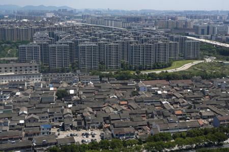 中国浙江省寧波市の住宅＝１日（共同）