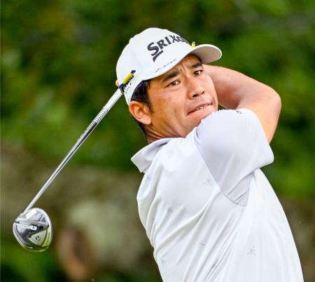 第３ラウンド、通算４アンダーで２５位の松山英樹＝イーストレークＧＣ（共同）