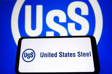 ＵＳスチールのロゴ（ゲッティ＝共同）