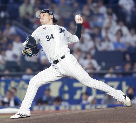西武戦に先発したロッテ・高野脩＝ＺＯＺＯマリン