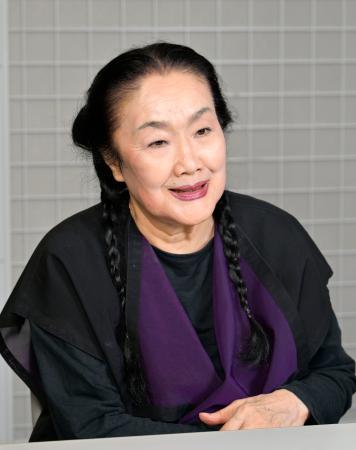 各地を巡る公演への意気込みを語る白石加代子