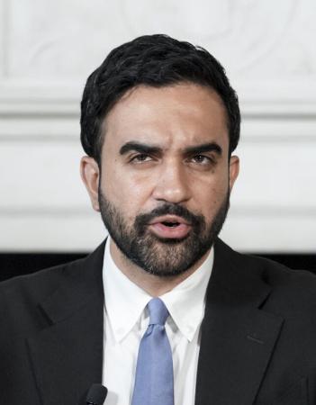 米ニューヨークのマムダニ市長（ゲッティ＝共同）