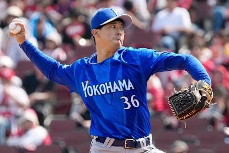 広島戦に先発したＤｅＮＡ・尾形＝マツダ