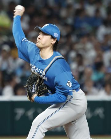 西武戦に先発した日本ハム・有原＝ベルーナドーム