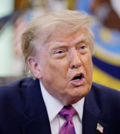 トランプ米大統領(ゲッティ=共同)