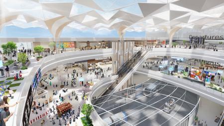２０３０年代の開業が想定される成田空港新ターミナルのイメージ（国交省提供）