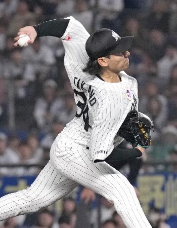 日本ハム戦に先発したロッテ・高野脩＝ＺＯＺＯマリン