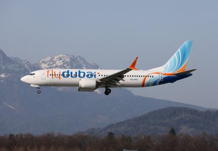 UAEの格安航空フライドバイ機(Karl・Dittlbacher提供、ロイター=共同)