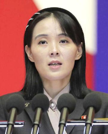 北朝鮮の金与正朝鮮労働党総務部長（朝鮮通信＝共同）