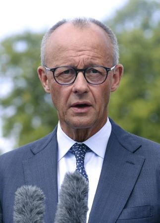 ドイツのメルツ首相(ゲッティ=共同)