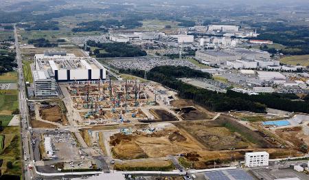 ＴＳＭＣ熊本第２工場の建設地＝２０２５年１０月、熊本県菊陽町