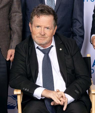 米国の俳優マイケル・Ｊ・フォックスさん＝９月（ラスカー財団提供・共同）
