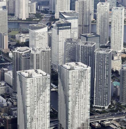 東京都内の高層マンション