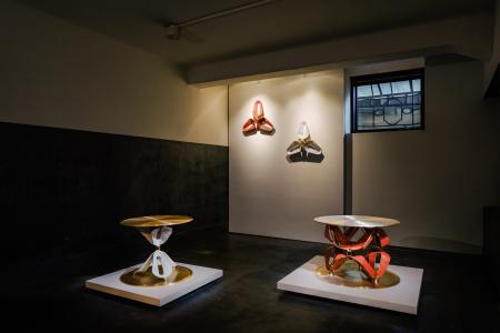 　南部鉄器×Ｍｉｃｈａｅｌ　Ｙｏｕｎｇ「Ｃｒａｆｔ×Ｔｅｃｈ　Ｔｏｈｏｋｕ　Ｐｒｏｊｅｃｔ―Ｂｌｏｓｓｏｍ　Ｌｉｎｋｓ」（提供写真）